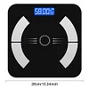 Smart Scale Bluetooth-Compatible Fat BMI BMR Muscle Mass Electronic Weight Scale