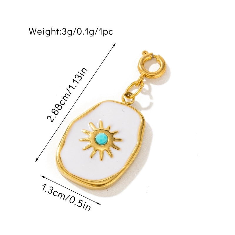 Retro Minimalist Geometric Titanium Steel Plating