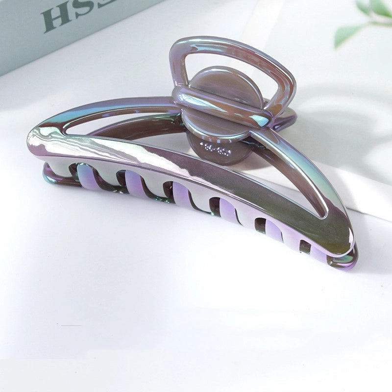 Fashion Geometric Pc Plastic Resin Sequins Hair Claws 1 Piece