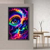 (Grande Taille) Nuage color&eacute; yeux-plein rond diamant peinture-40 * 65cm