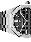 Silver 904L Steel Black Dial - Watch - 33mm