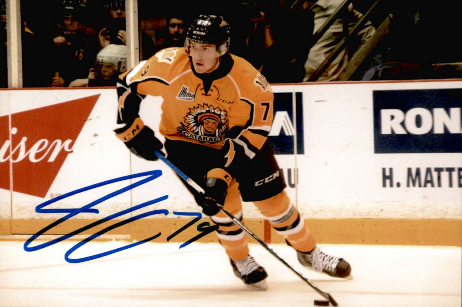 Jocktan Chainey SIGNED 4x6 Photo Poster painting SHAWINIGAN CATARACTES / NEW JERSEY DEVILS