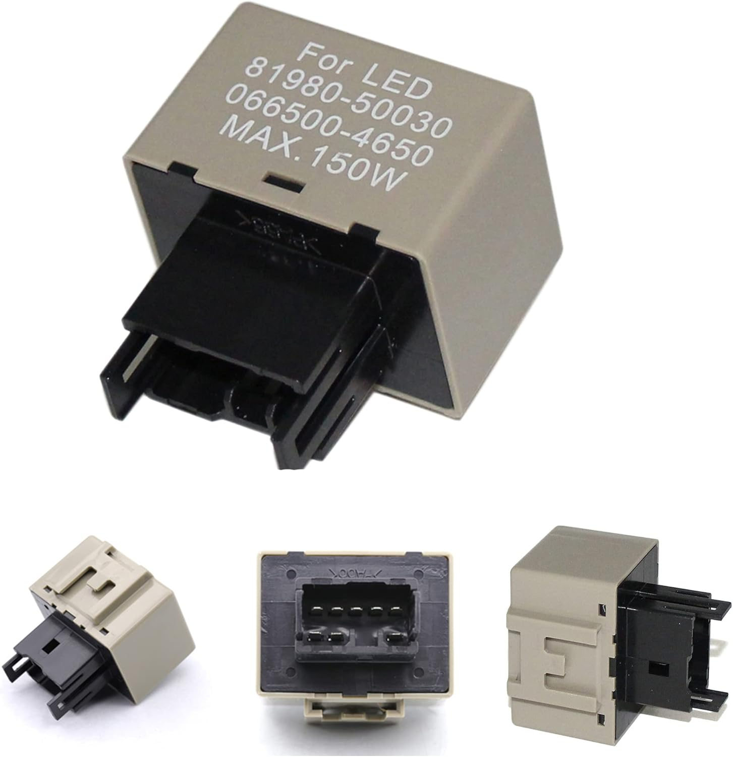 8-Pin 81980-50030 066500-4650 Electronic LED Flasher Assy Relay for Lexus Scion or Toyota LED Turn Signal Light Bulbs