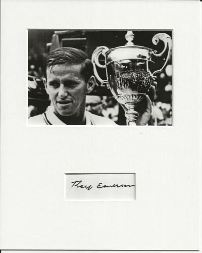 Roy Emerson tennis signed genuine authentic autograph signature and Photo Poster painting AFTAL