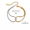 Minimal Golden Silver Knot Waterproof Bracelet