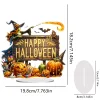 Diamond Painting Pumpkin Halloween Witch Table Top Ornament Kits for Home Office