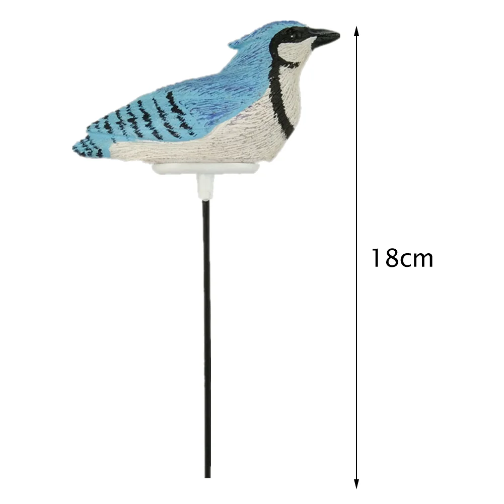 Soil Water Tester Bird Shape Flower Pot Moisture Sensor Farm Meter (Blue)