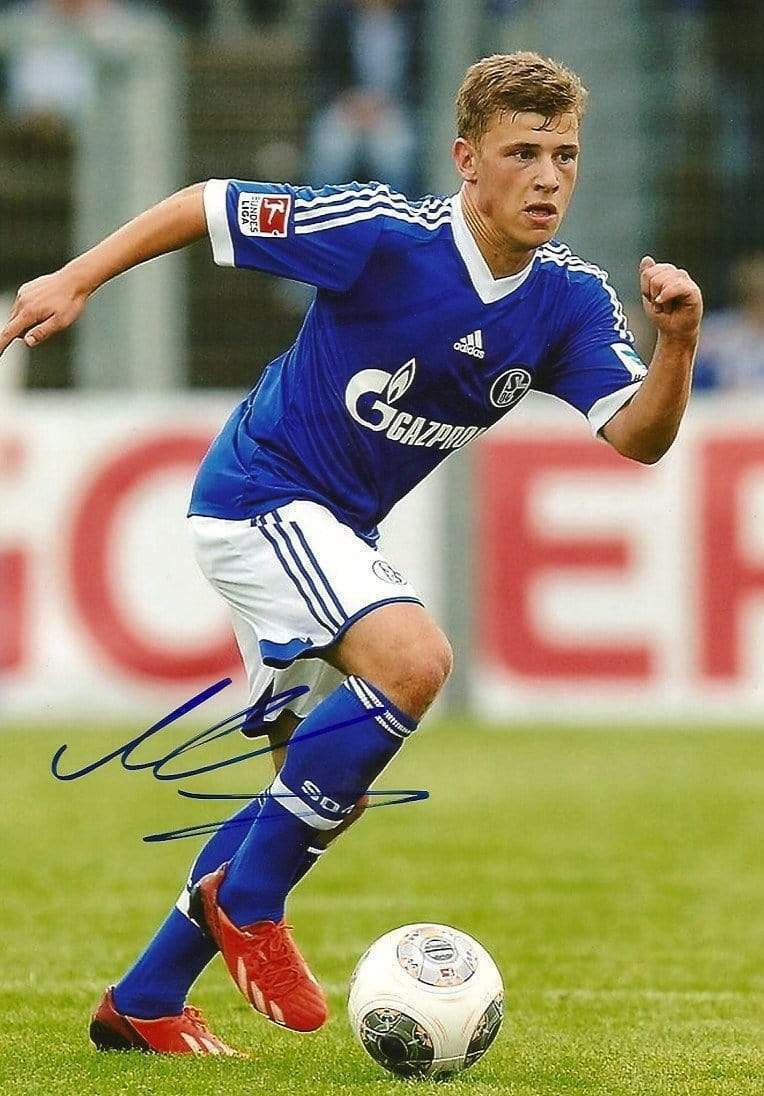 Max Meyer SOCCER autograph, In-Person signed Photo Poster painting