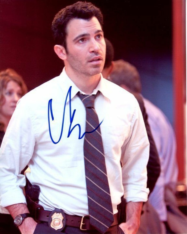 Chris messina signed autographed the devil detective bowden 8x10 Photo Poster painting