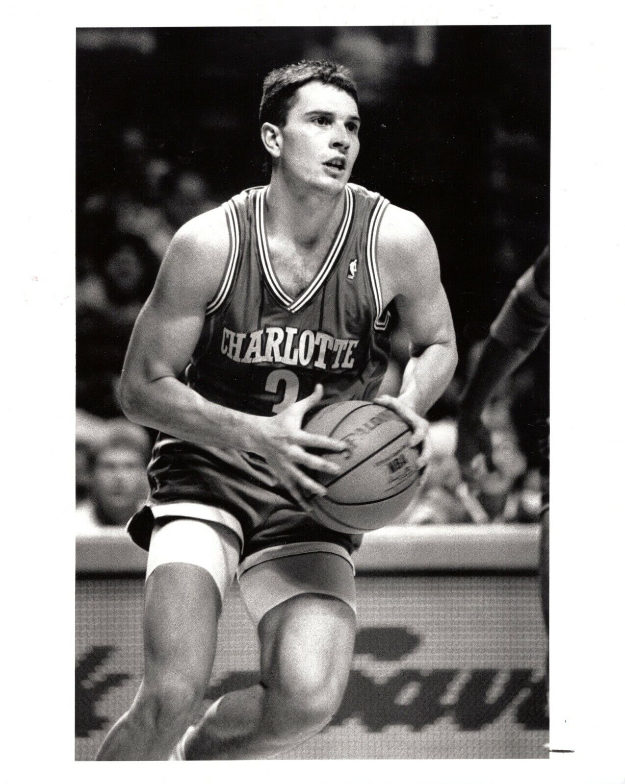 REX CHAPMAN Charlotte Hornets Basketball NBA 8x10 Promo News Press Photo Poster painting 1990