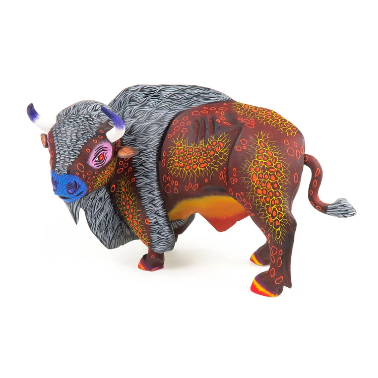Bison - Oaxacan Alebrije Wood Carving