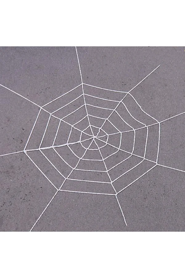 Scary Spider Web For Halloween Party Home Decor White-elleschic