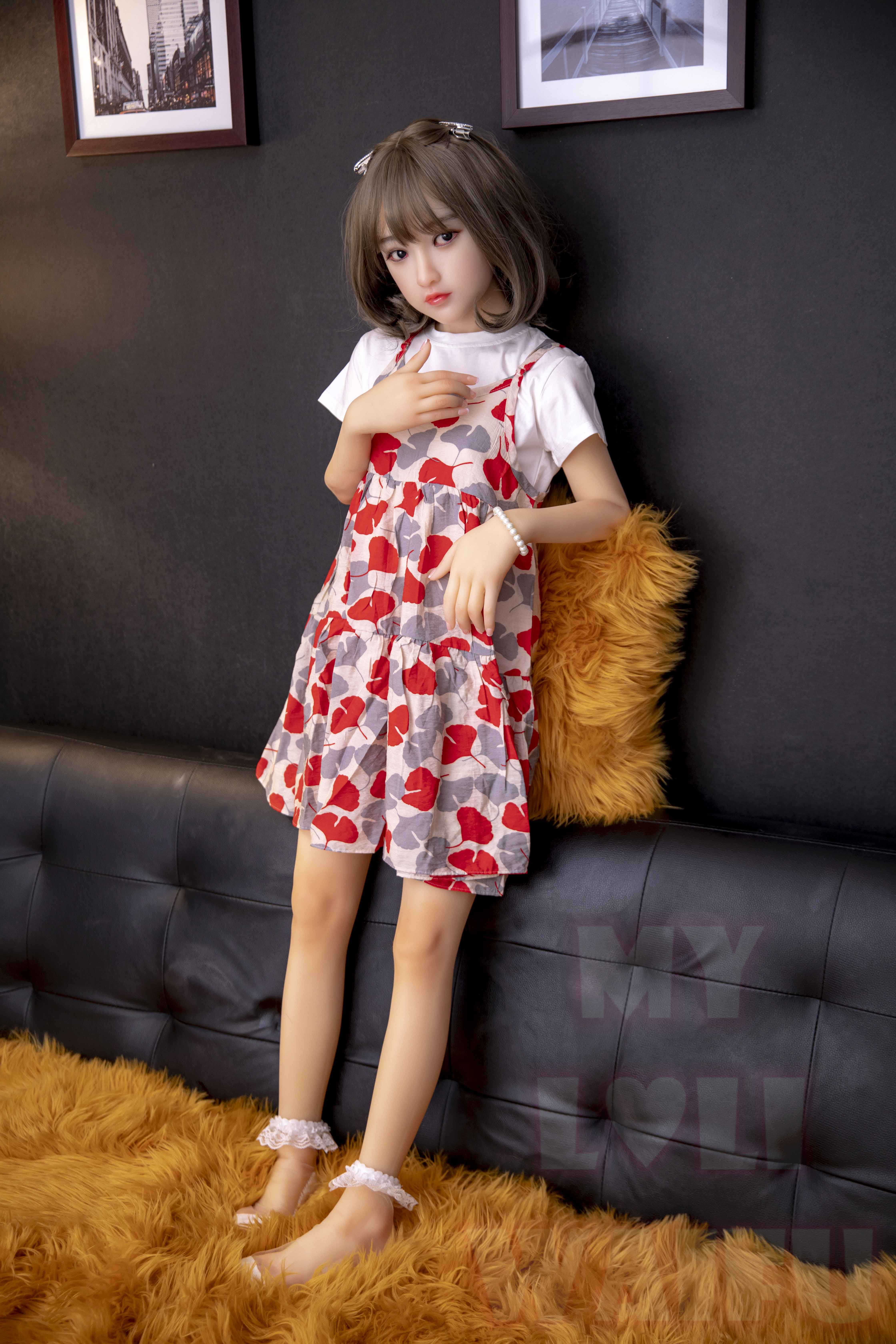 MYLOLIWAIFU 138cm (4.53') A Cup Silicone head + TPE body - Haruki (NO.653) MYLOLIWAIFU Littlelovedoll