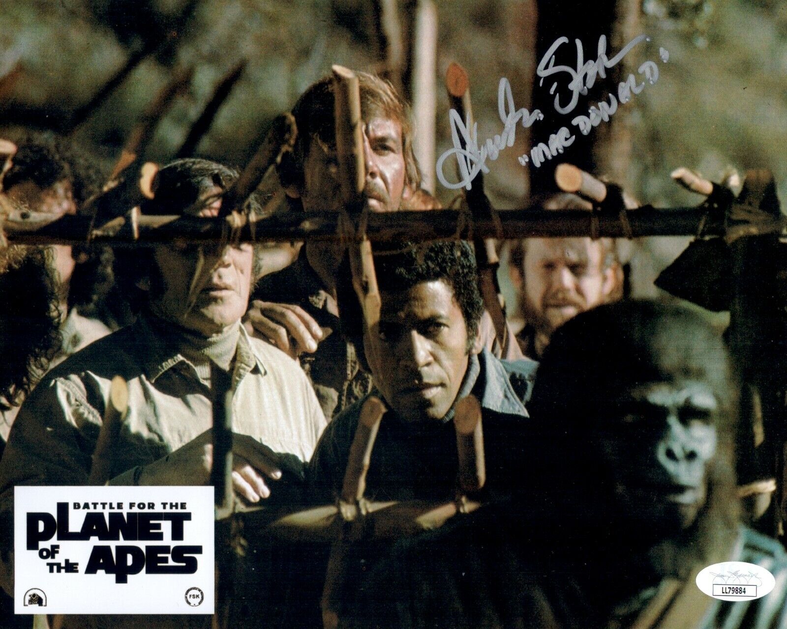 AUSTIN STOKER Signed BATTLE PLANET OF APES 8x10 Photo Poster painting Autograph JSA COA Cert