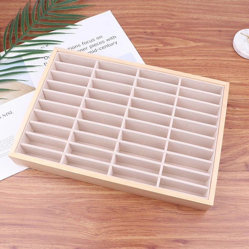 1 Piece Flannel Minimalist Solid Color Jewelry Rack