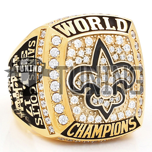 2009 New Orleans Saints Super Bowl Ring Custom team victory rings