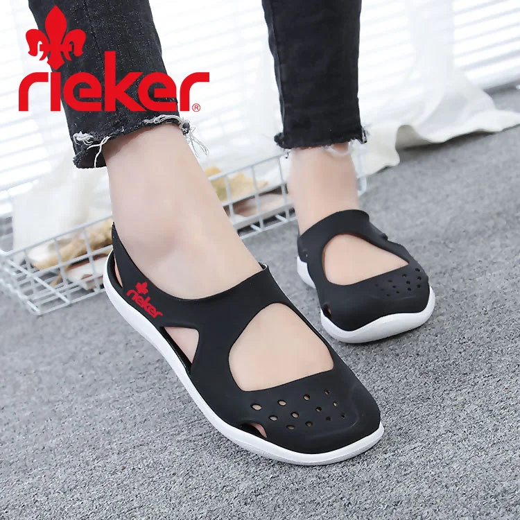 LETNIE, ODDYCHALNE SANDAŁY RIEKER, CASUAL HOLLOW
