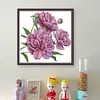 Peony-14CT Stamped Cross Stitch 31*30cm/12.2*11.81in tapestrymarket