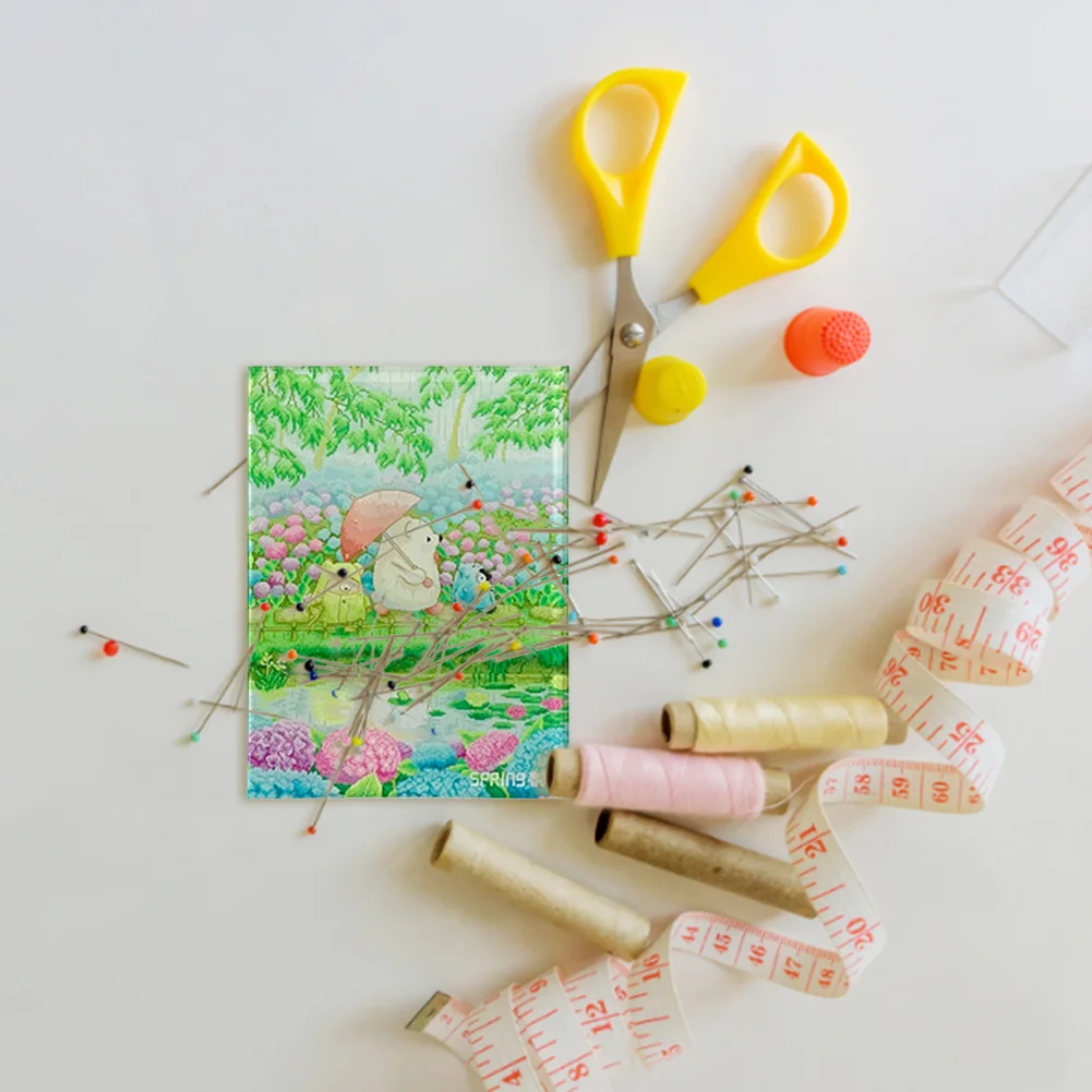 Sewing Needle Minder for Cross Stitch Magnetic Pin Holder Fridge Magnet