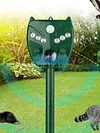 Solar Animal Repeller Mouse Repellent IP44 Waterproof for Raccoons Rabbits Foxes