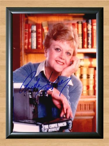 Angela Lansbury Murder, She Wrote Signed Autographed Photo Poster painting Poster Print Memorabilia A3 Size 11.7x16.5