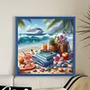 Beach Scenery-11CT Stamped Cross Stitch 50*50cm/19.69*19.69in tapestrymarket