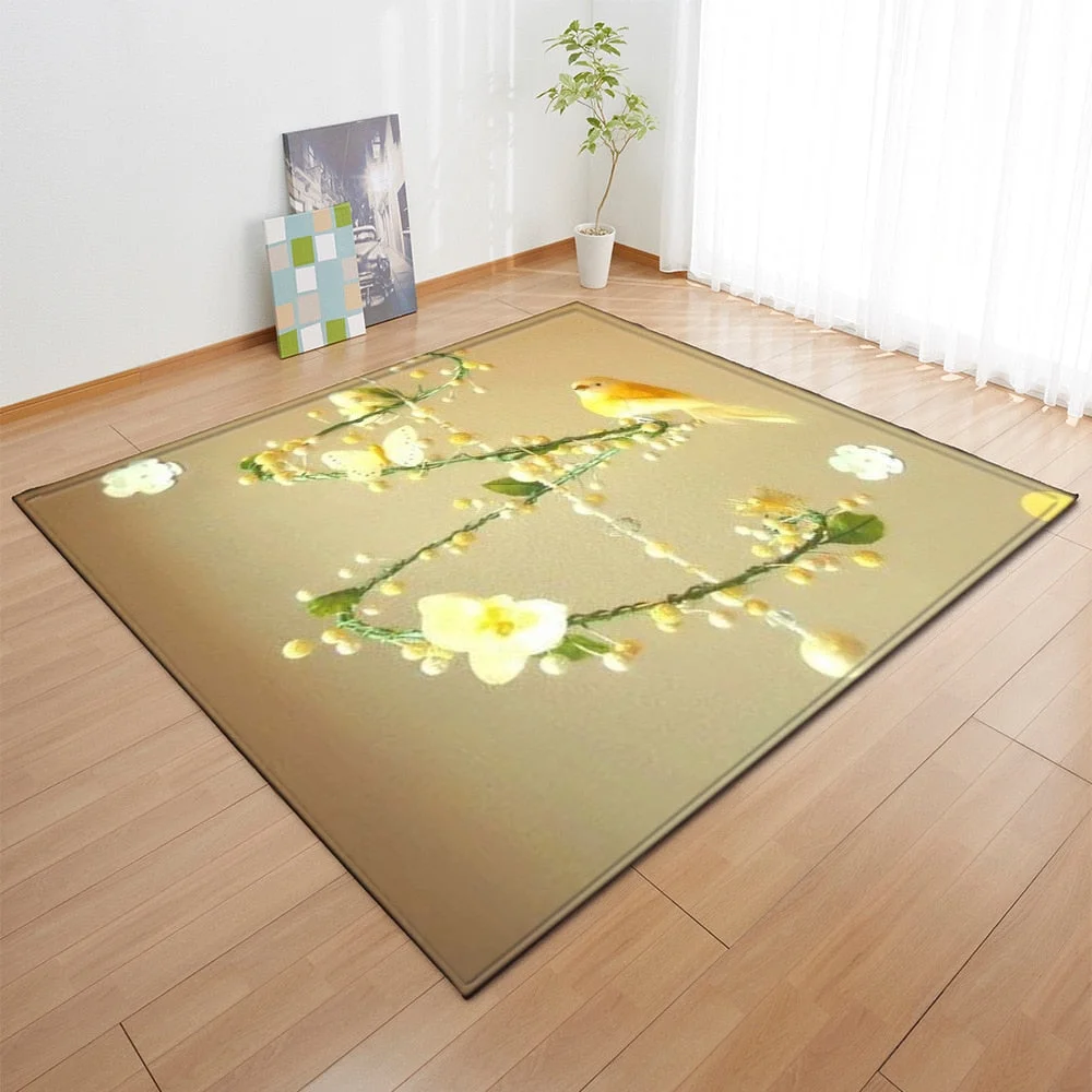 Carpets For Living Room Bedroom Decoration Bedside Mat Home Landscape Pattern Hallway Balcony Children Anti-Slip Floor Large Rug