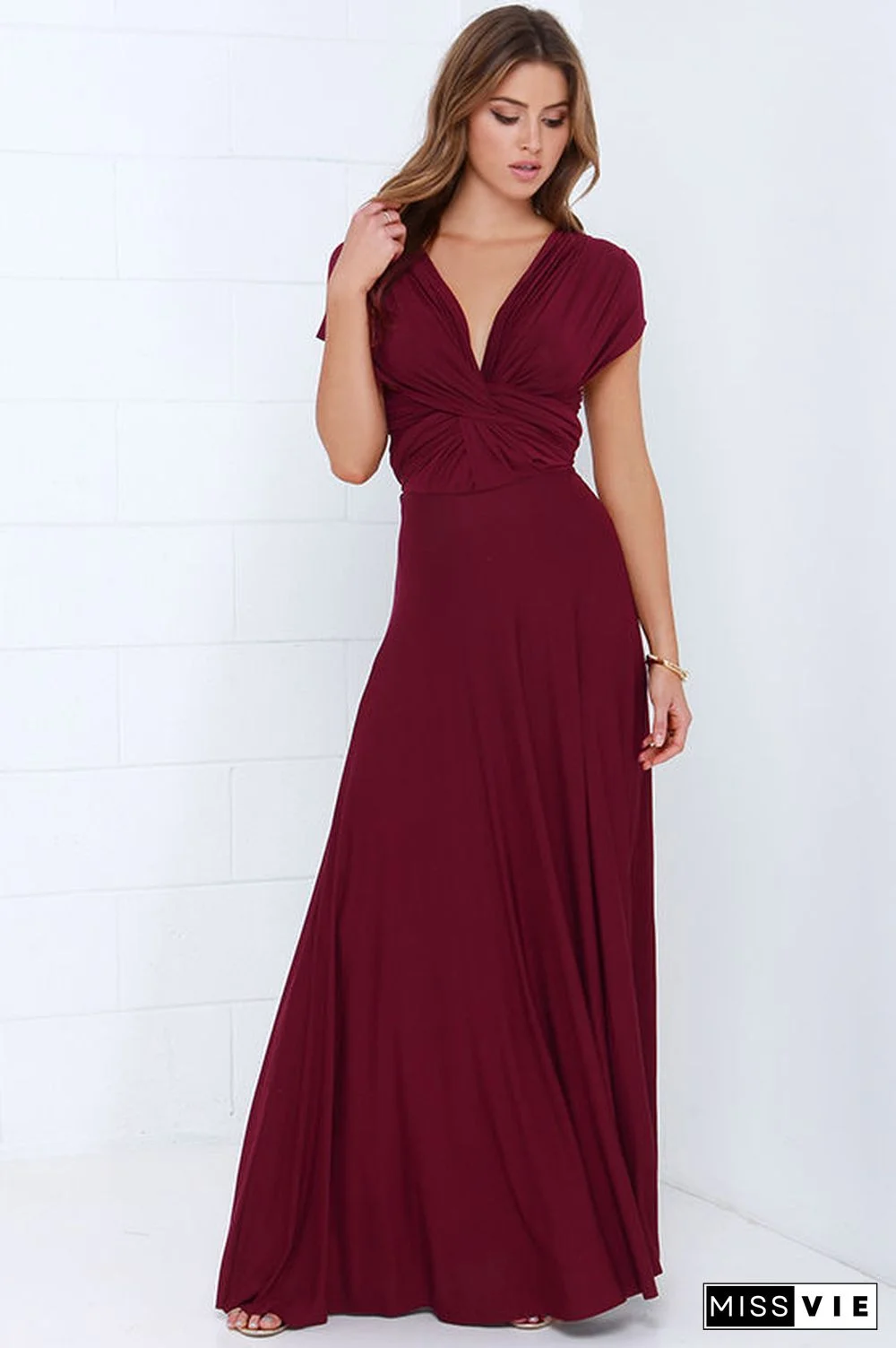 New Sexy Women Multiway Wrap Convertible Boho Maxi Dress Bandage Long Party Robe Bridesmaids Longue Femme Backless Banquet Dress