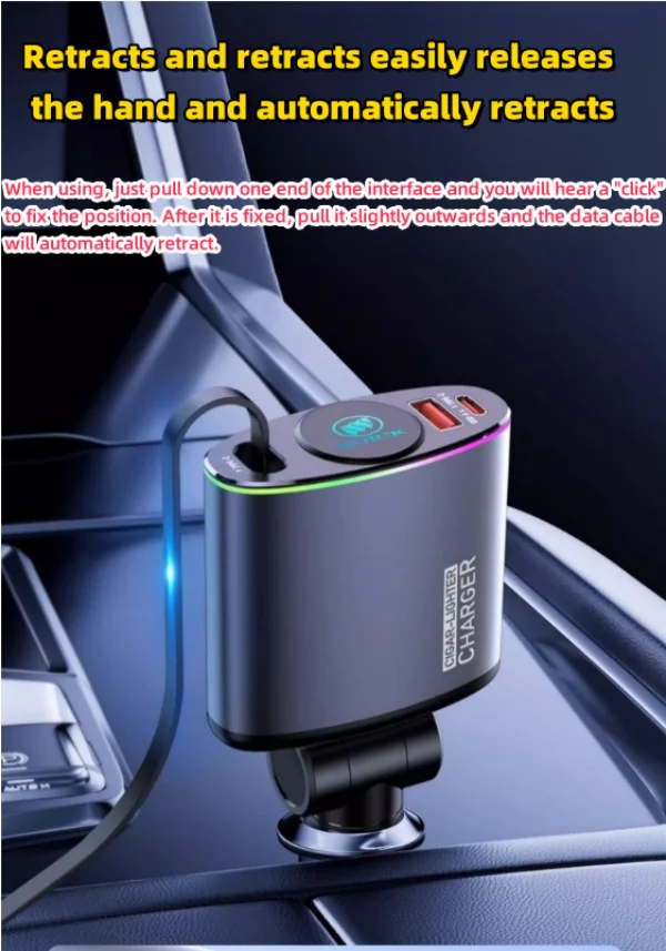 Car Mobile Phone Super Fast Charging Is Suitable For Various Models Of Car Fast Charging Heads
