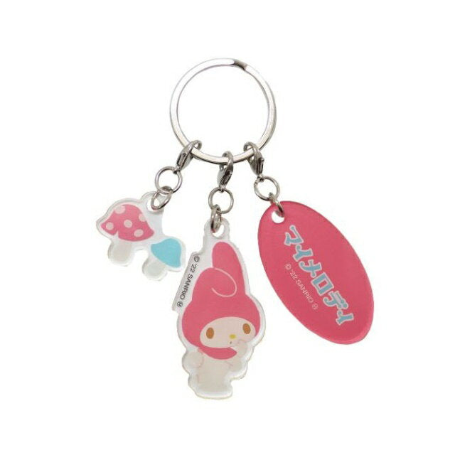 Japan SANRIO Acrylic My Melody Acrylic Keyring 3 Plates Key Chain Sanrio A Cute Shop - Inspired by You For The Cute Soul 