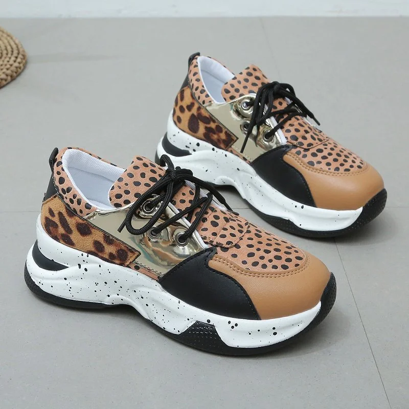 Breakj Breakj 2023 Large-Size New Slope And Thick-Sed Loose Cake Casual Women's Shoes Fashion Coloring Sneakers Women