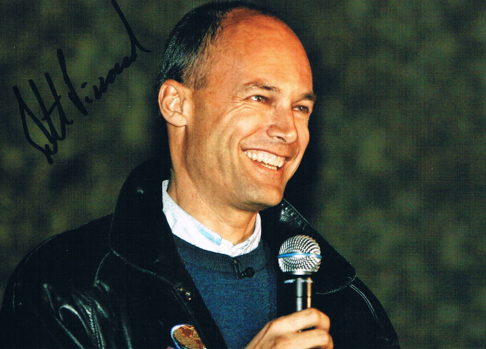 Bertrand Piccard genuine autograph 5x7