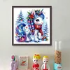 Christmas Unicorn-14CT Counted Cross Stitch 40*40cm/15.75*15.75in
