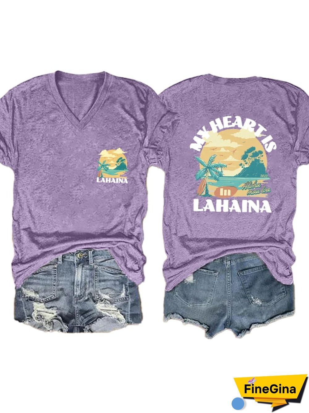 Women's Lahaina Strong Casual T-Shirt