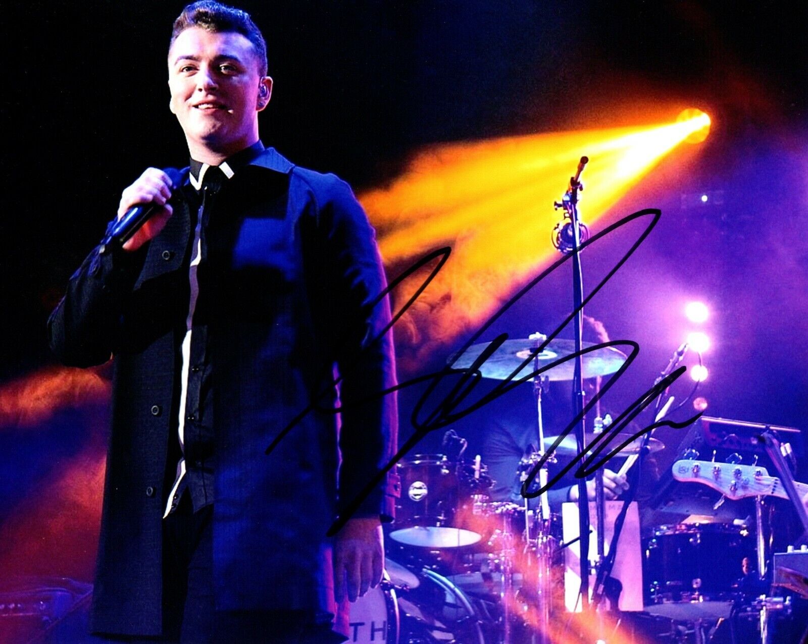 Sam Smith Signed - Autographed Concert Singer 8x10 inch Photo Poster painting with Certificate