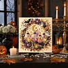 Halloween Bead Art DIY Pearl Painting Kit with Frame 20x20cm(Ghost Potion)