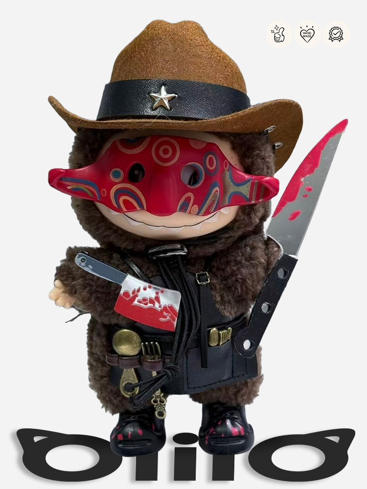 LABUBU Clothes Halloween Costumes Cowboy Daniel