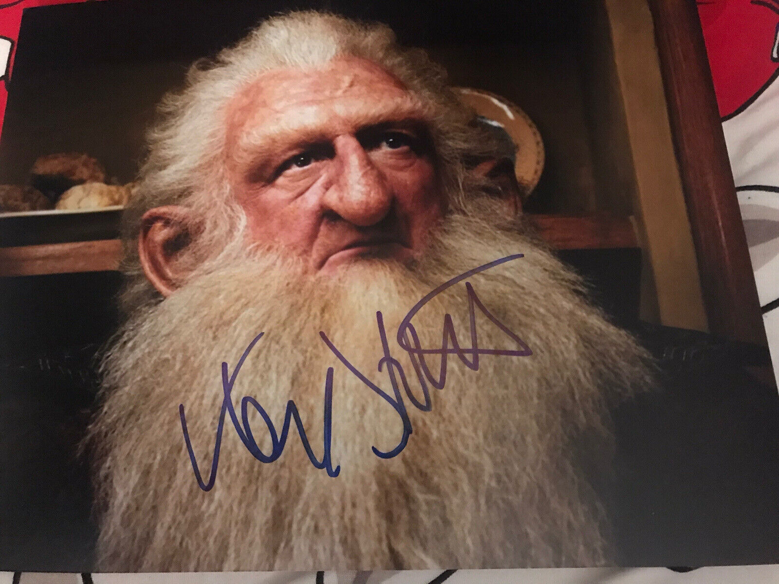 Ken Stott Signed 10x8 The Hobbit Photo Poster painting