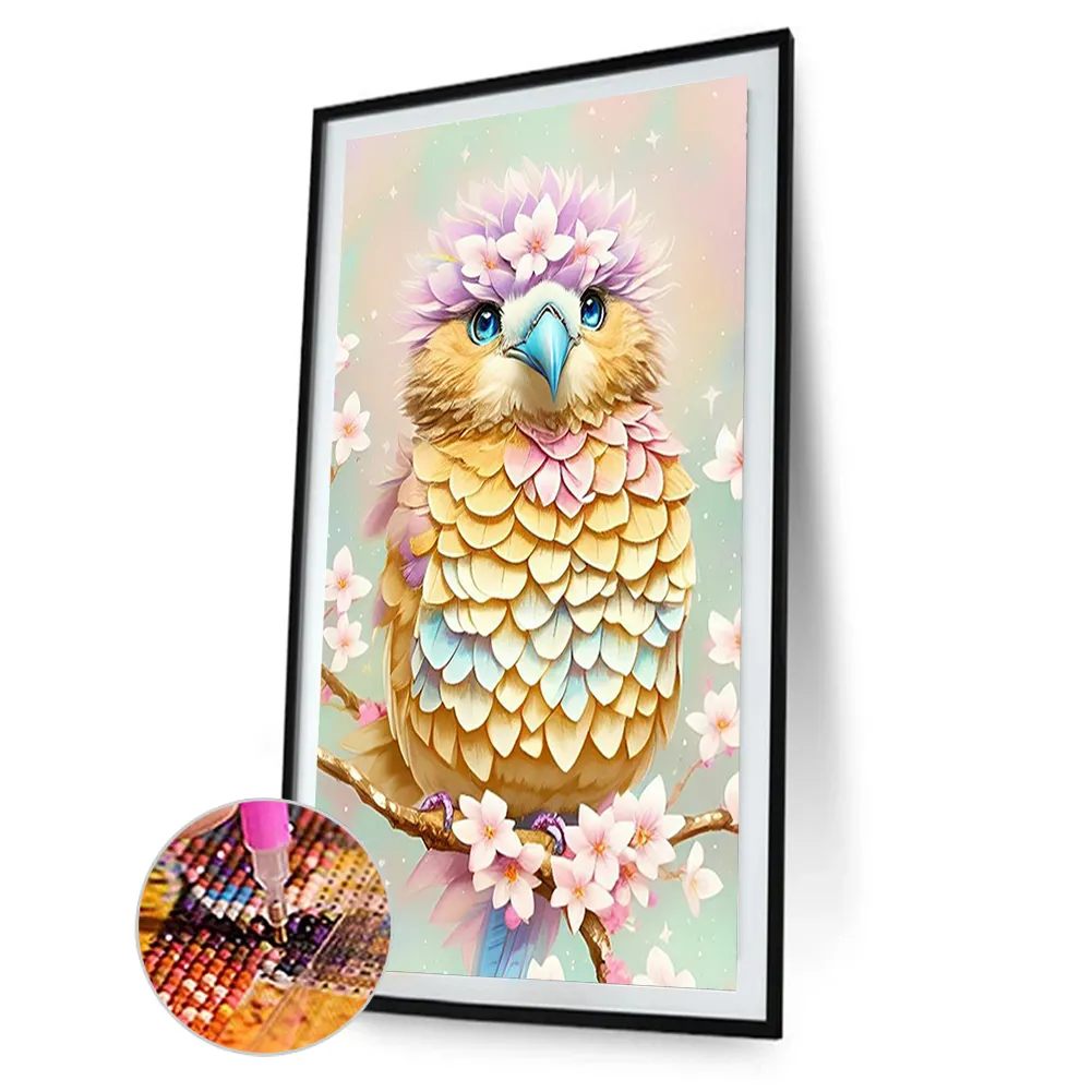 Full Round Diamond Painting 30*50cm - Owl