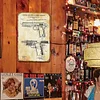 Colt 1911 Firearm Patent - Vintage Metal Tin Signs(12*16Inch) - Warning