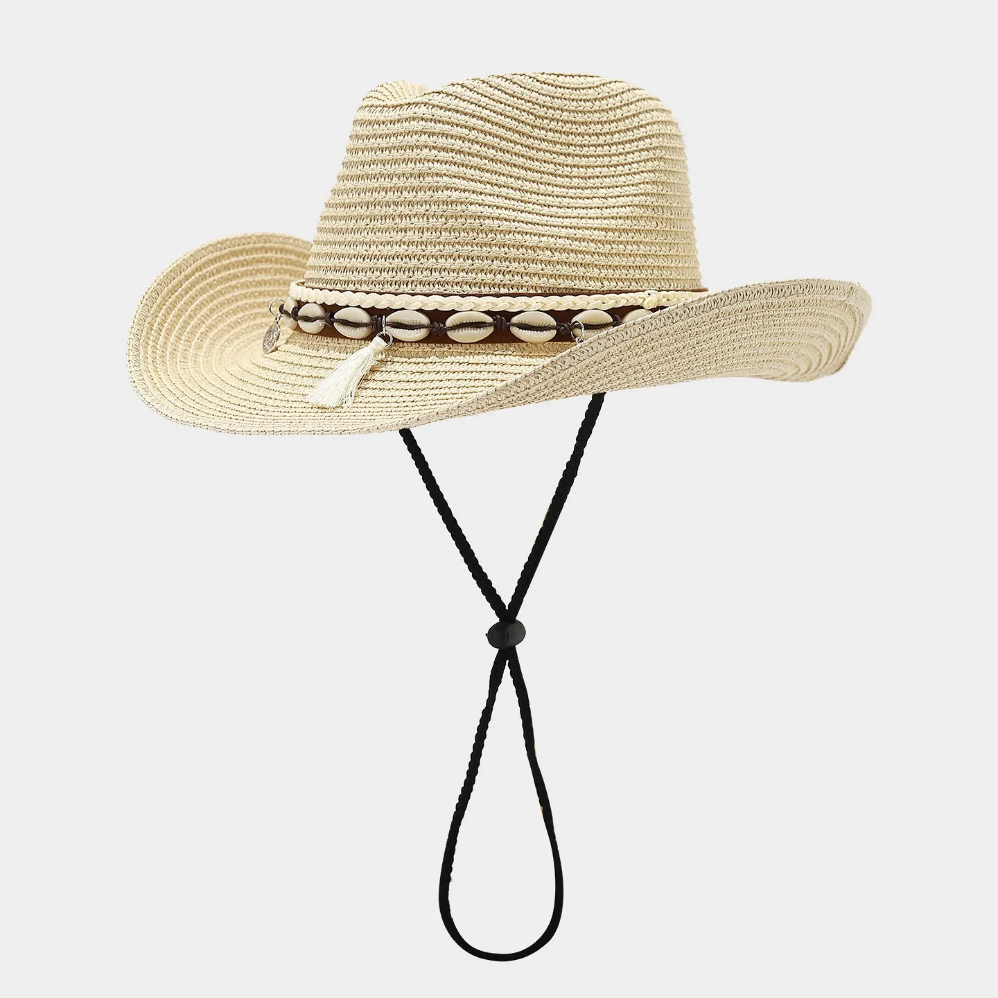 Western cowboy straw hat