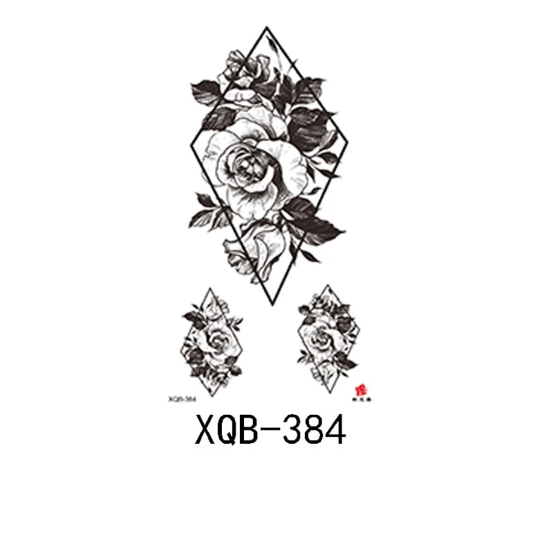 Small Full Arm Waterproof Tattoo Sticker Half Arm Arm Fierce Animal Arm Lasting European and American Tattoo Sticker