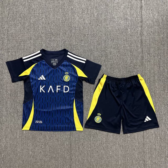 24/25 Al-Nassr Away Kids Kit Football Shirt Thai Quality