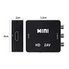 AV to HDMI-compatible Adapter 1080P MINI AV2HDMI-compatible Adapter Video Converter Box for HDTV