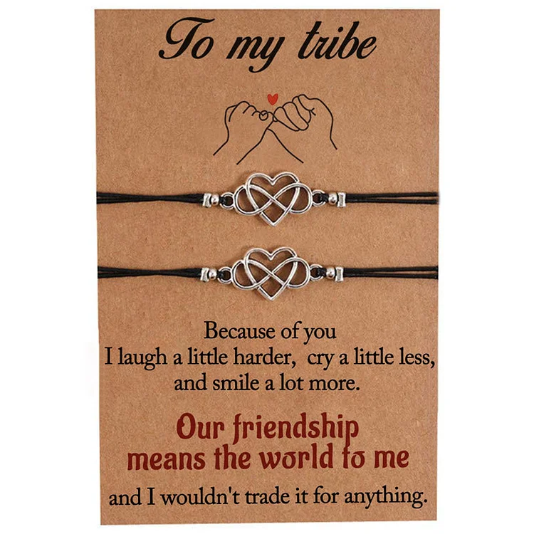 For Friend - Our Friendship Means The World To Me  Bracelet