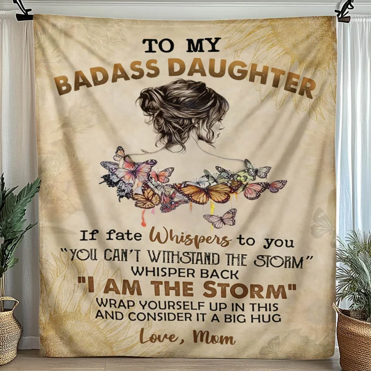 To My Daughter/Granddaughter - A945 - Premium Blanket The Cold Blanket