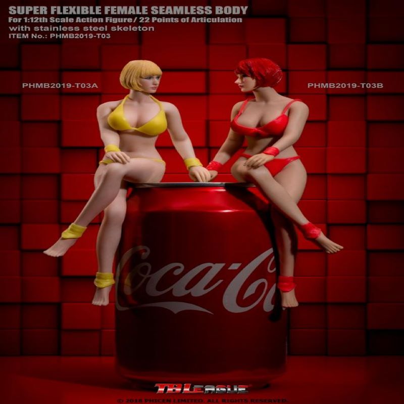 TBLeague T01A T01B T03A T03B 1/12 Super Flexible Female Seamless Body for 6inch Action Figure-aliexpress