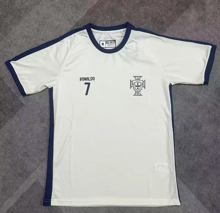 2025-26 Season Off-White Portugal No. 7 Jersey - Fan Edition