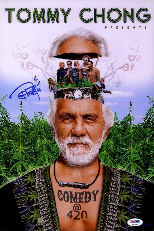 Tommy Chong PSA/DNA authentic signed celebrity 10x15 Photo Poster painting W/Cert Autographed A2