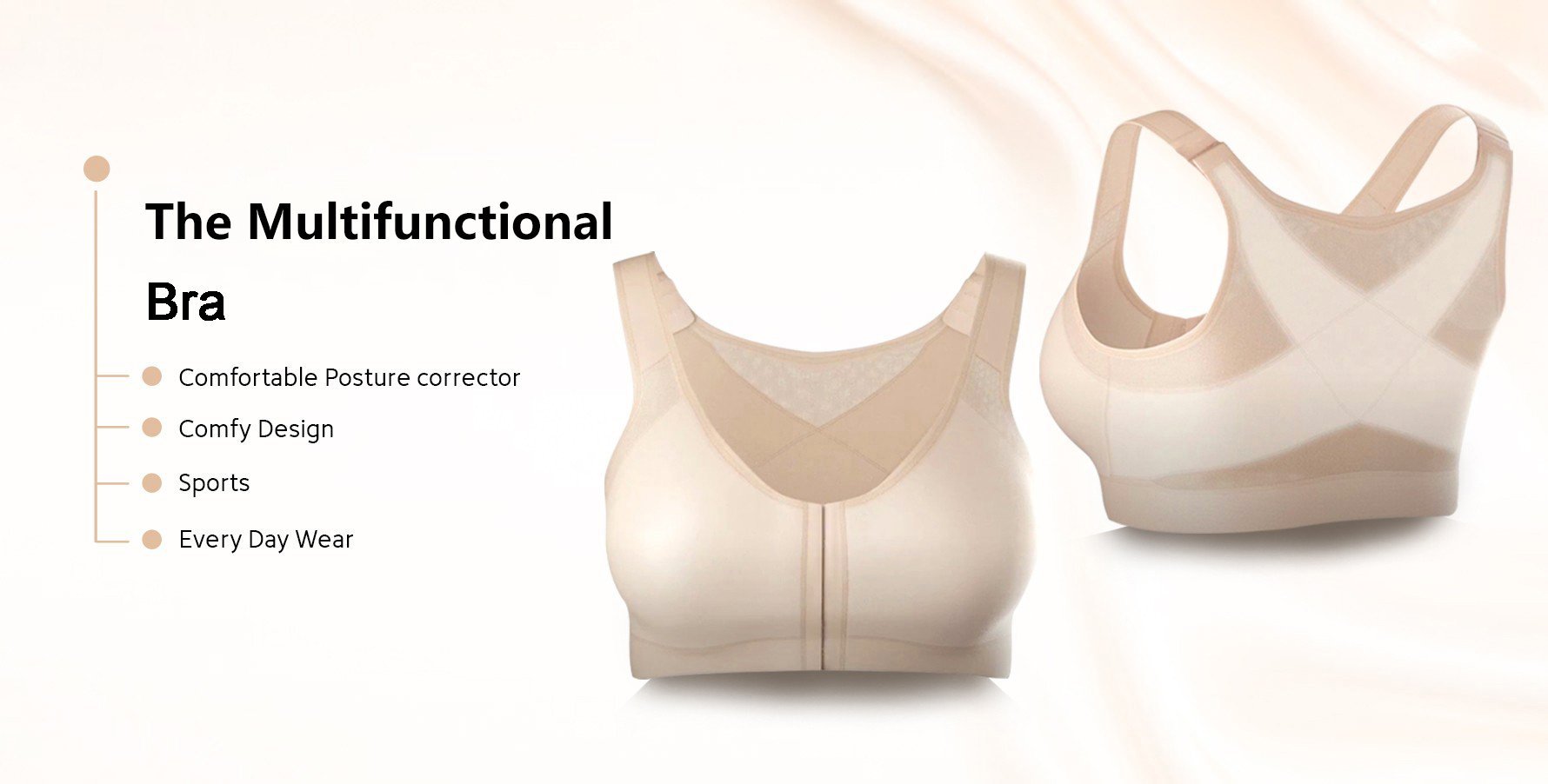 2023 Adjustable Chest Brace Support Multifunctional Bra